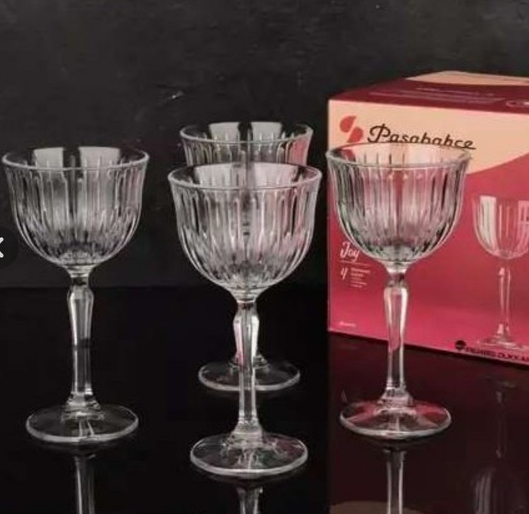 گیلاس ۴تایی پاشا باغچه ترکیه مدل جوی کد440290 شفاف وباکیفیت