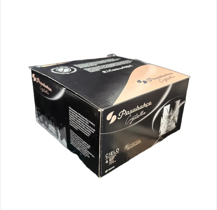 لیوان کریستال پاشا باغچه مدل Cielo کد 68474 لیوان شربت خوری شفاف و باکیفیت