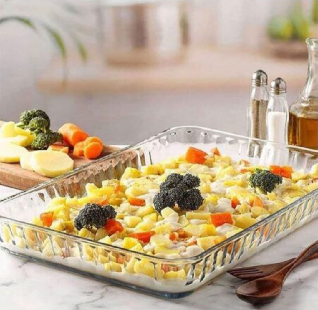 تابه پیرکس بورجام پاشا باغچه (59204) :کیفیت و زیبایی ترک برای آشپزخانه شما
