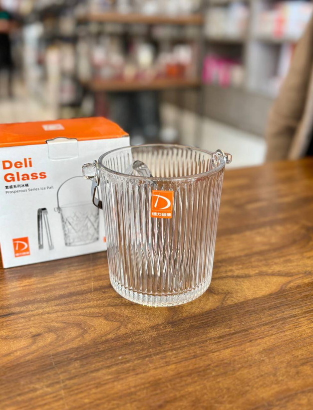 خرید یخدان بلور شیاردار Deli Glass | وارداتی و باکیفیت