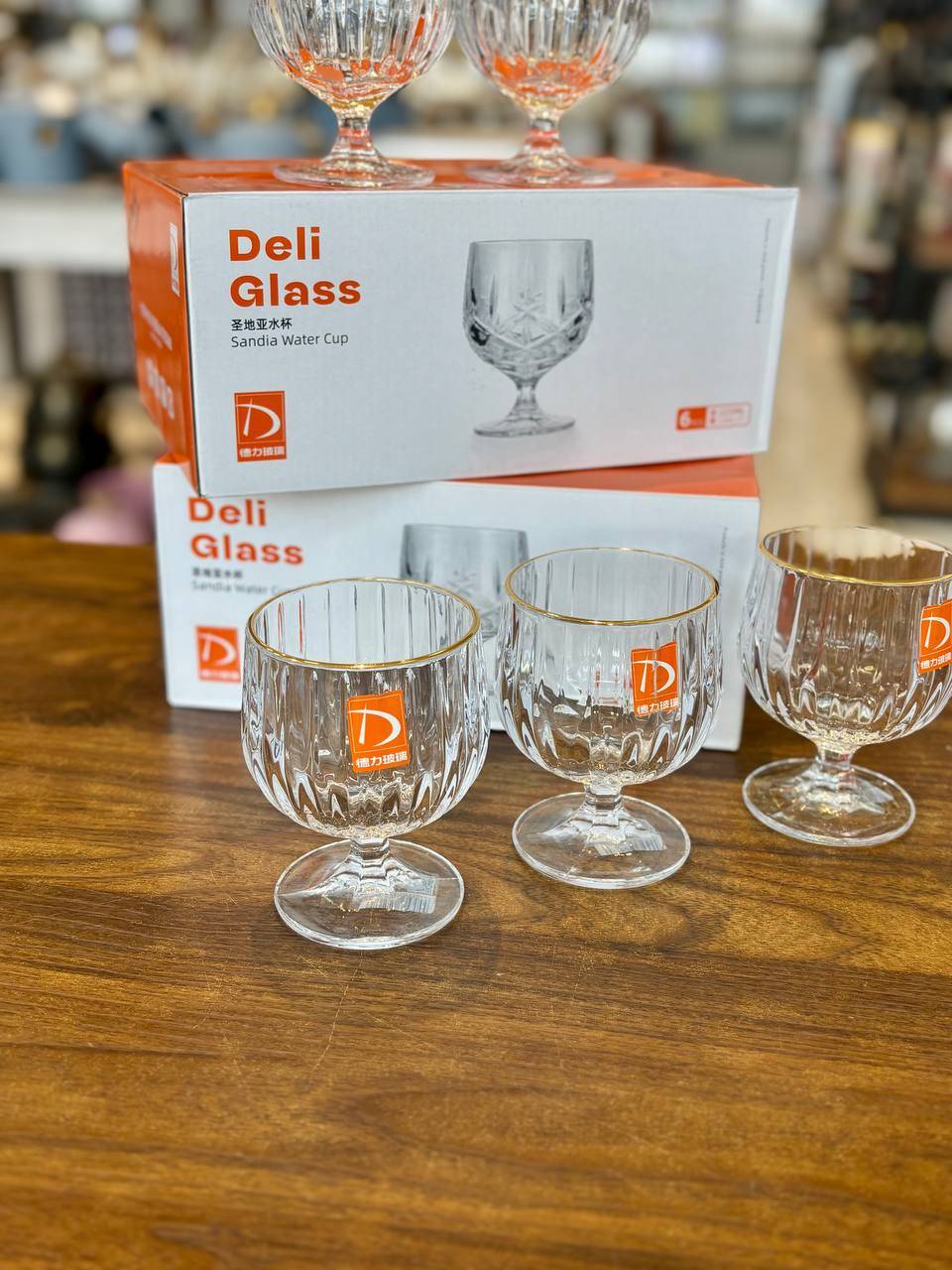 دسر و بستنیخوری شیشهای Deli Glass مدل Blooming Glass Bowl (وارداتی) - شفاف و لوکس