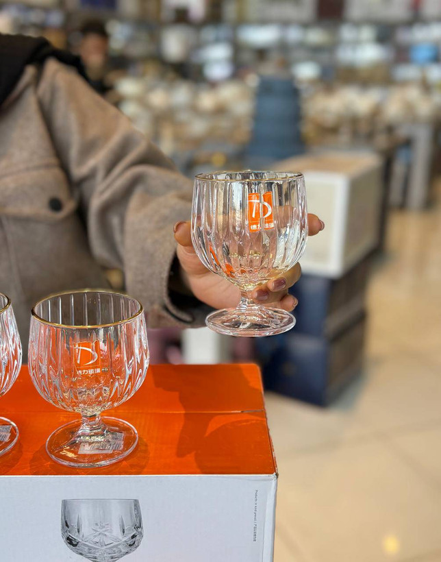 دسر و بستنیخوری شیشهای Deli Glass مدل Blooming Glass Bowl (وارداتی) - شفاف و لوکس