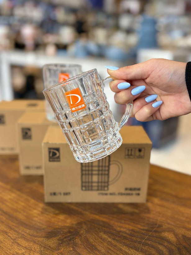 ماگ جفتی شیشهای Deli Glass - وارداتی اصل