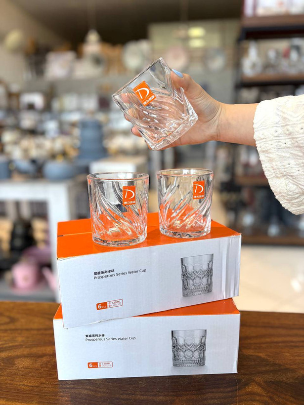نیم لیوان وارداتی Deli Glass مدل Prosperous Series