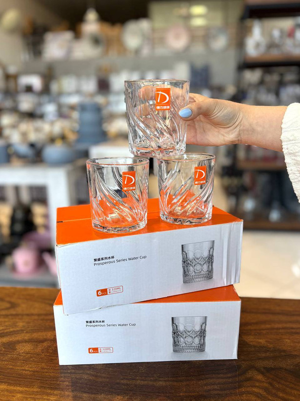 نیم لیوان وارداتی Deli Glass مدل Prosperous Series