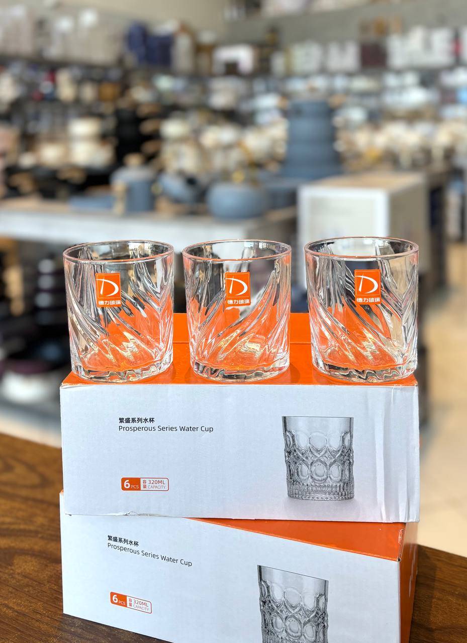 نیم لیوان وارداتی Deli Glass مدل Prosperous Series