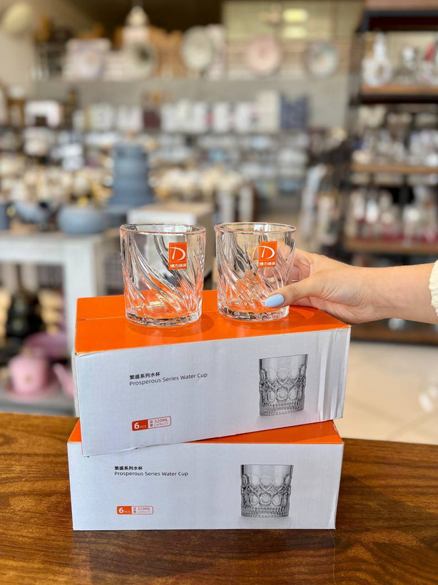 نیم لیوان وارداتی Deli Glass مدل Prosperous Series