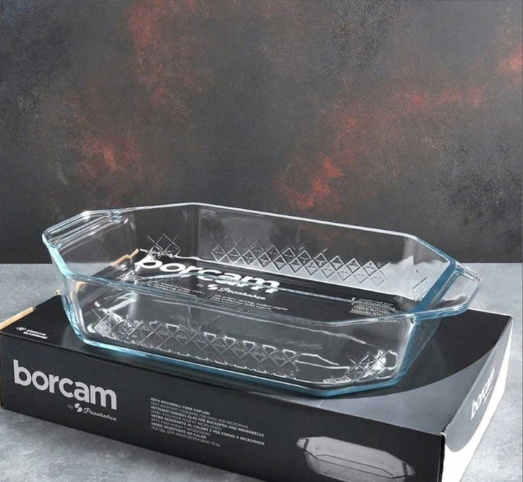 تابه پیرکس هشتضلعی پاشاباغچه مدل Borcam کد 59974 (عنوان استاندارد و کاملاً بهینه)