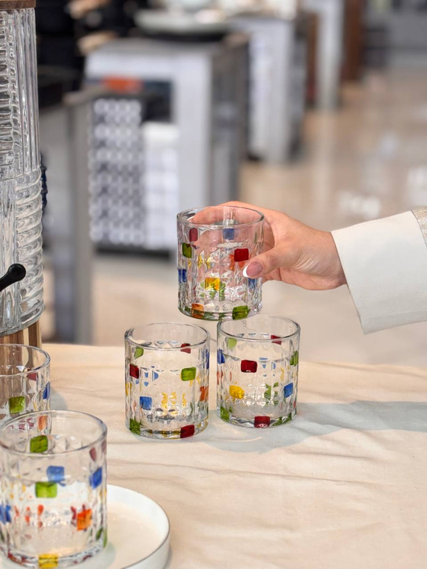 خرید نیملیوانهای رنگی Lang Xu Glass | کیفیت عالی و طراحی لوکس