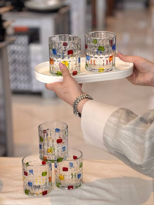 خرید نیملیوانهای رنگی Lang Xu Glass | کیفیت عالی و طراحی لوکس