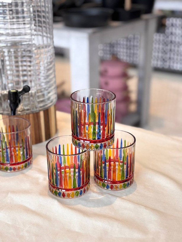 خرید نیملیوانهای رنگی Lang Xu Glass | کیفیت عالی و طراحی لوکس