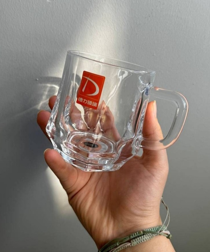 خرید نیم لیوان دستهدار Deli Glas | شیشه شفاف و کیفیت کاربردی برای نوشیدنی
