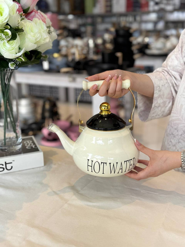 خرید کتری لعابی برند Enamel Kettle | وارداتی و باکیفیت