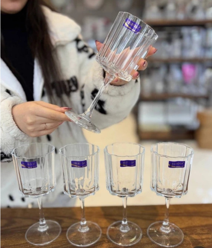 خرید ست گیلاس ۶ تایی Deli Glass کد ۱۱۵۸ | شیک و باکیفیت