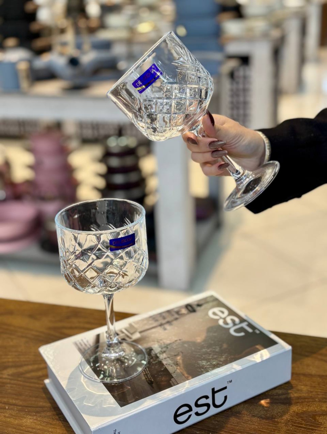 خرید دسر و بستنی‌خور دیواره بلند Deli Glass کد ۱۱۱۶ | شیک و باکیفیت