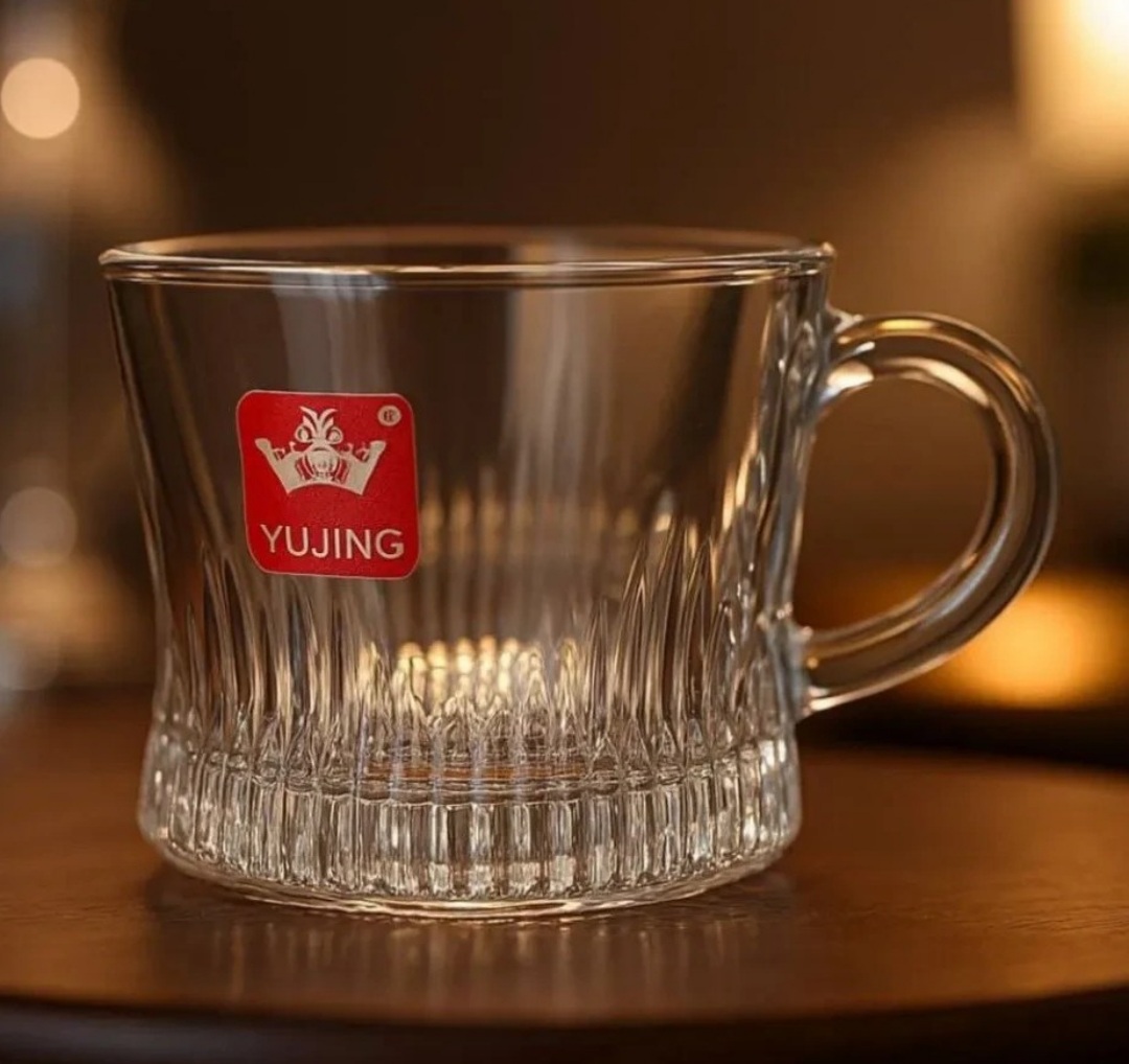 خرید فنجان ۶ تایی YUJING کد YJ_2501 | ست پذیرایی شیک و شفاف