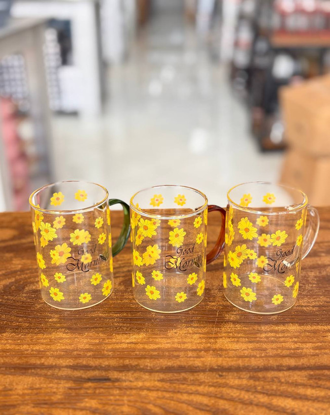 ماگ پیرکس وارداتی Good Morning مدل کالکشن صبح (تکی) - کد KIT-2040