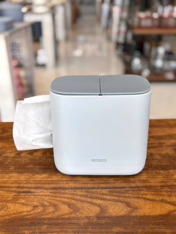 ست جا دستمال کاغذی و سطل زباله اکوکو (Ecoco) - کد KIT-531