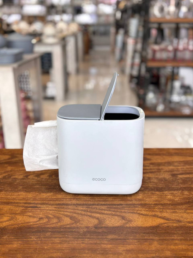 ست جا دستمال کاغذی و سطل زباله اکوکو (Ecoco) - کد KIT-531